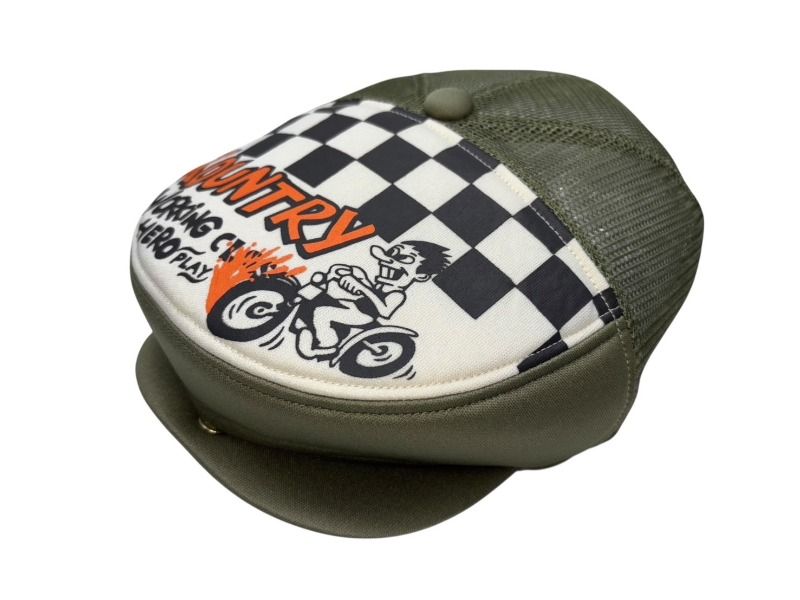 KAPITAL キャピタル カントリーレーサー キャップ KR2402XH18 カーキ ブラック アイボリー オレンジ 4b007563