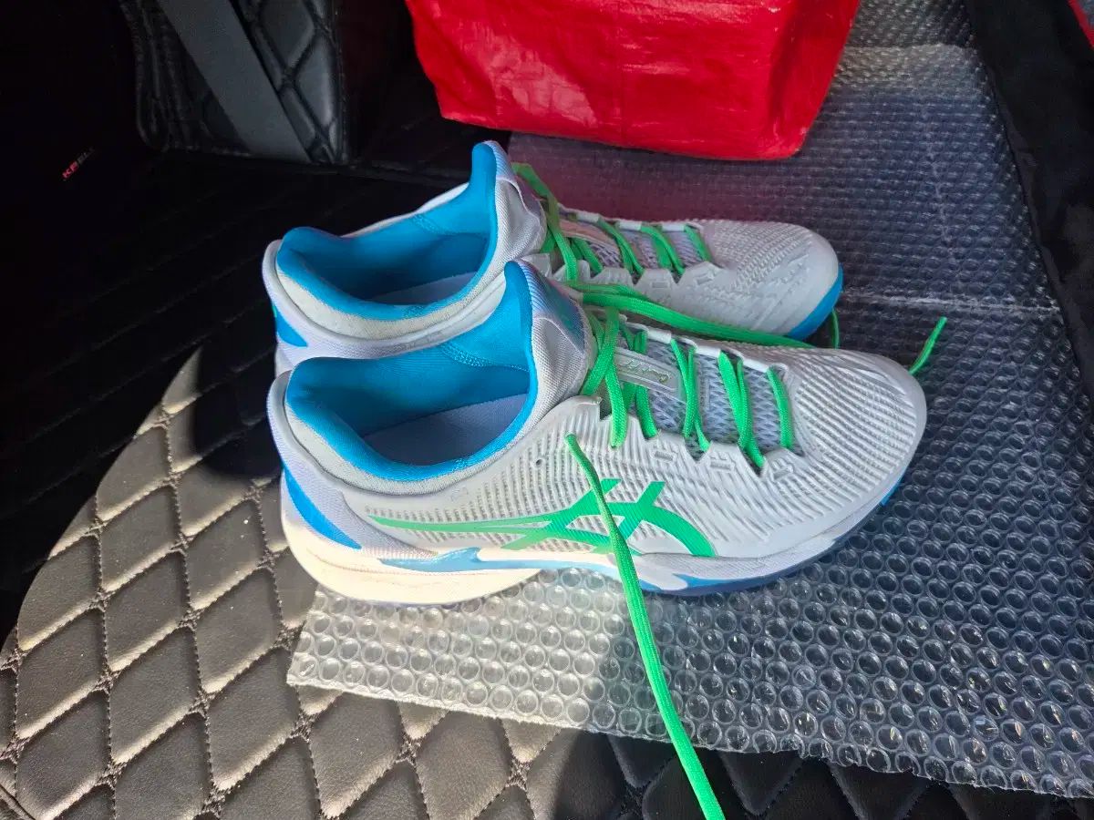 アシックス Court FF3 テニスシューズ 白 ブルー