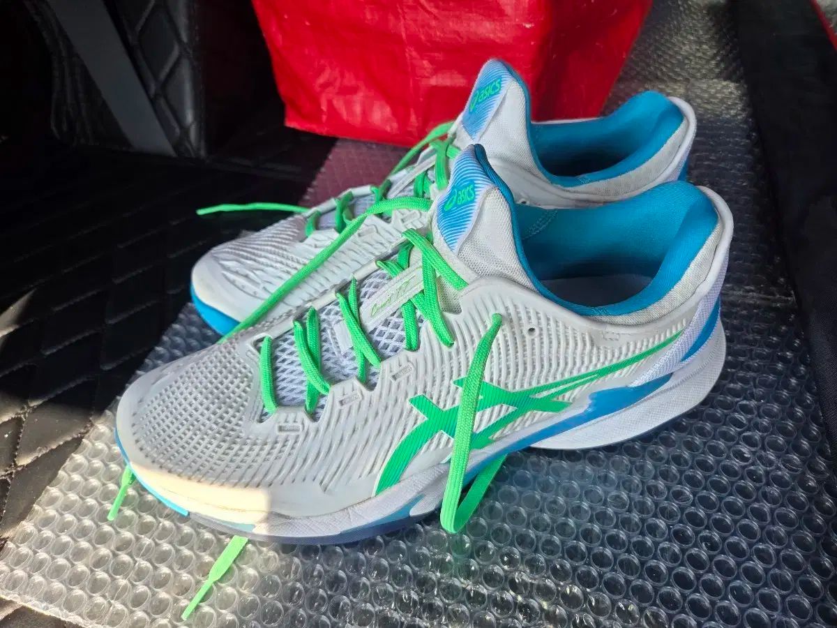 アシックス Court FF3 テニスシューズ 白 ブルー