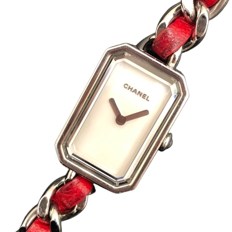 シャネル CHANEL プルミエールロック ホワイトシェル 世界1000本 H5313 ホワイト SS レディース 腕時計