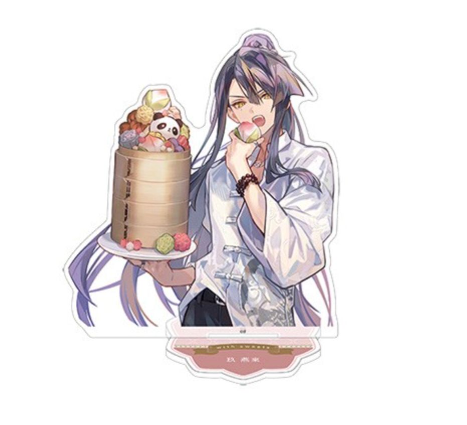 マツリカの炯　燕來　with sweets 缶バッジ マツリカ マツリカの炯 with sweets シリーズ 缶バッジ 燕來 天命華燭