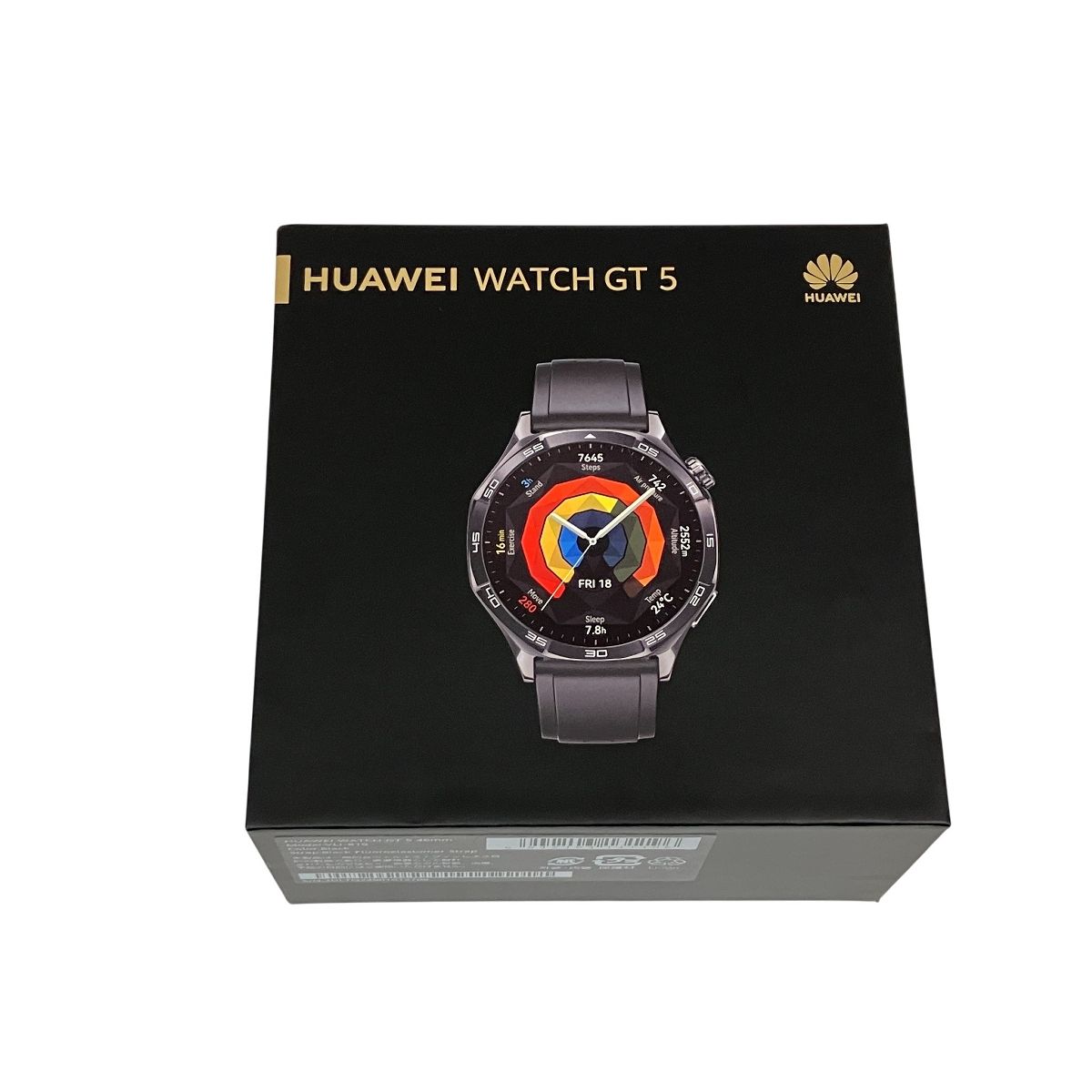 HUAWEI WATCH GT 5 46mm VLI-B19-BK スマートウォッチ ブラック ファーウェイ 健康管理 ゴルフ O10578980