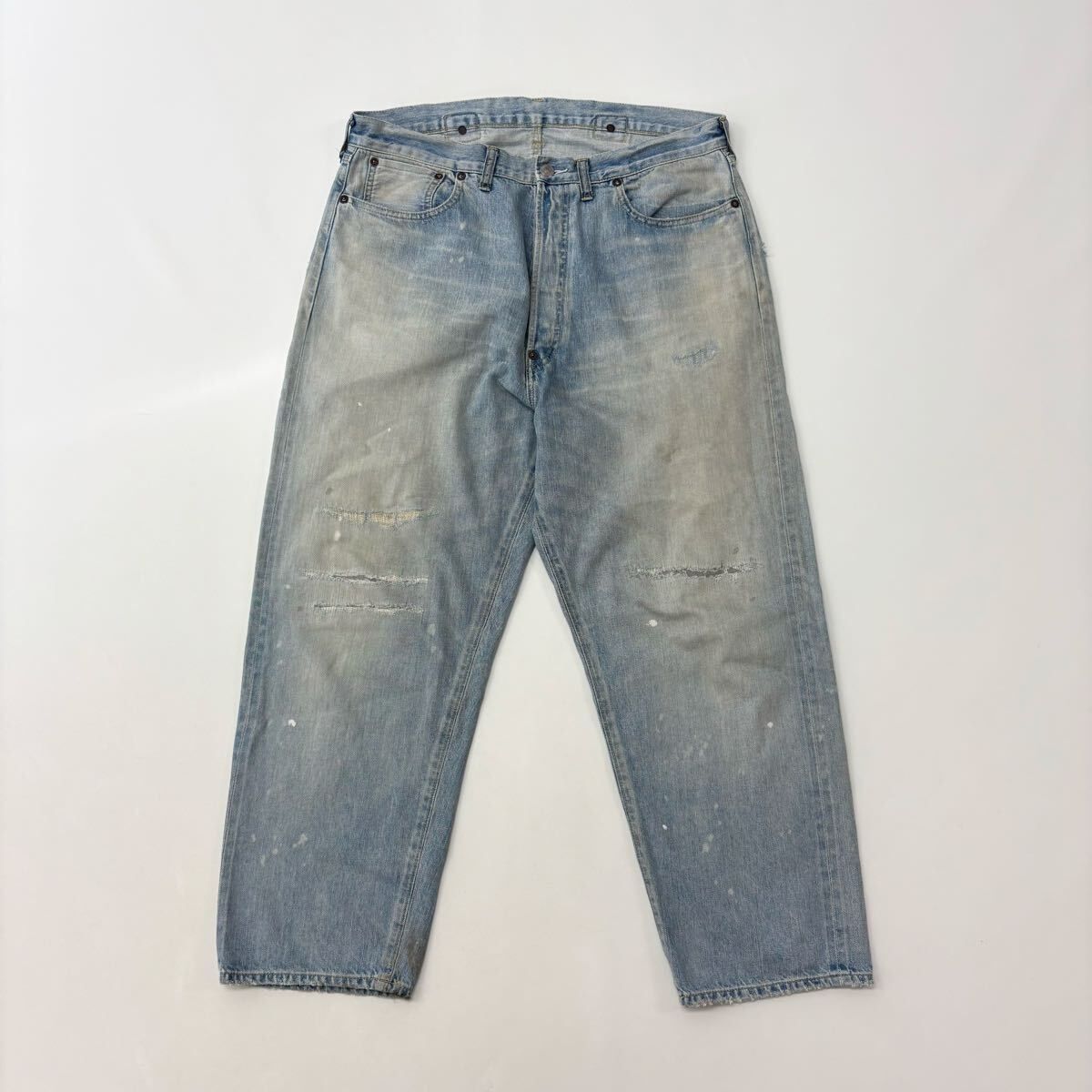 25ss 2025 A.PRESSE アプレッセ No.37 Washed Wide Denim Pants 25SAP 