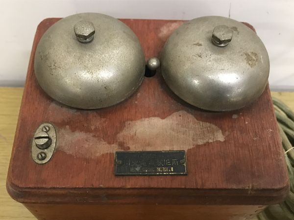 レトロ 卓上 電話機 大正14年製 川北電気製作所 ジャンク