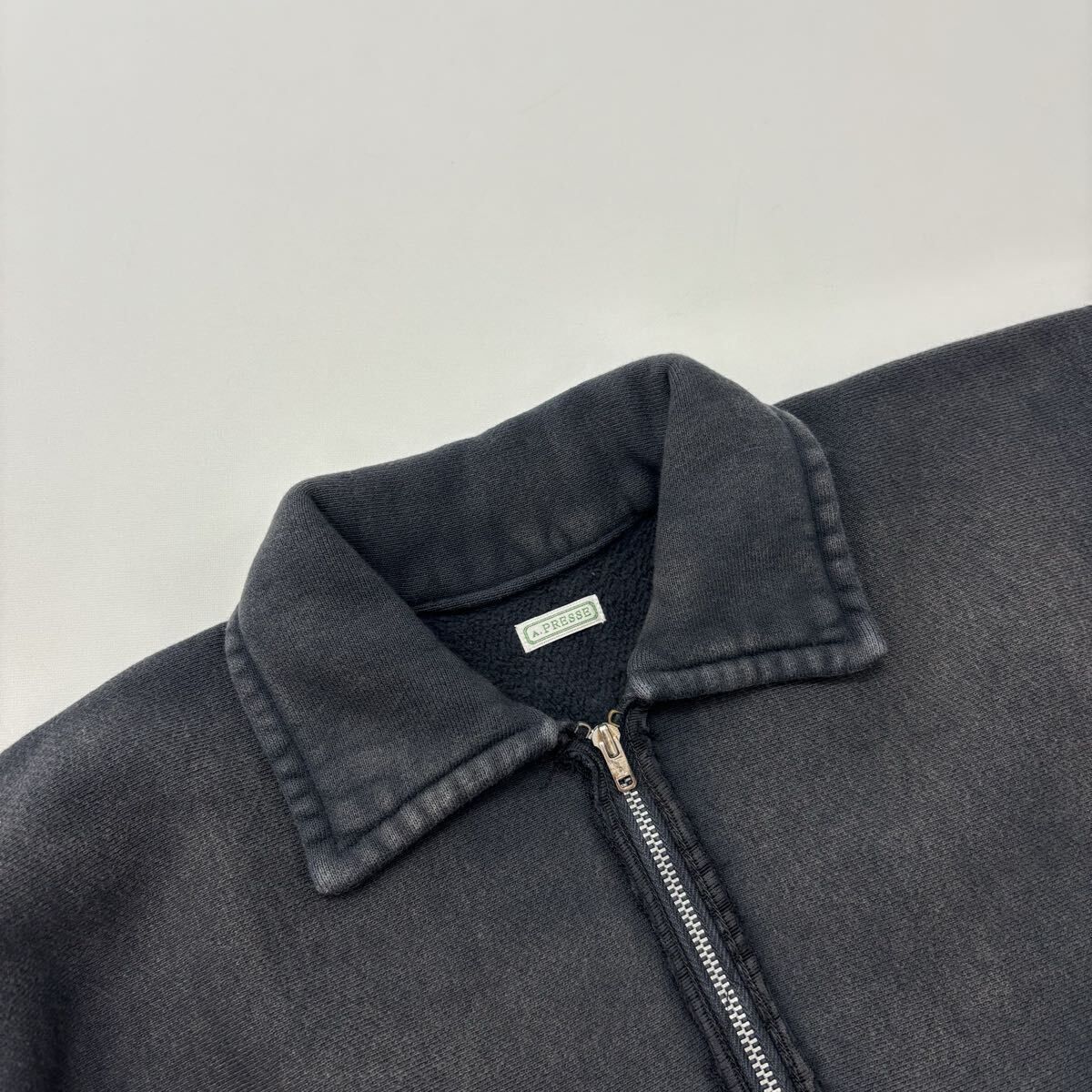 25aw 2025 新品 A.PRESSE アプレッセ Vintage Half Zip Sweatshirt 