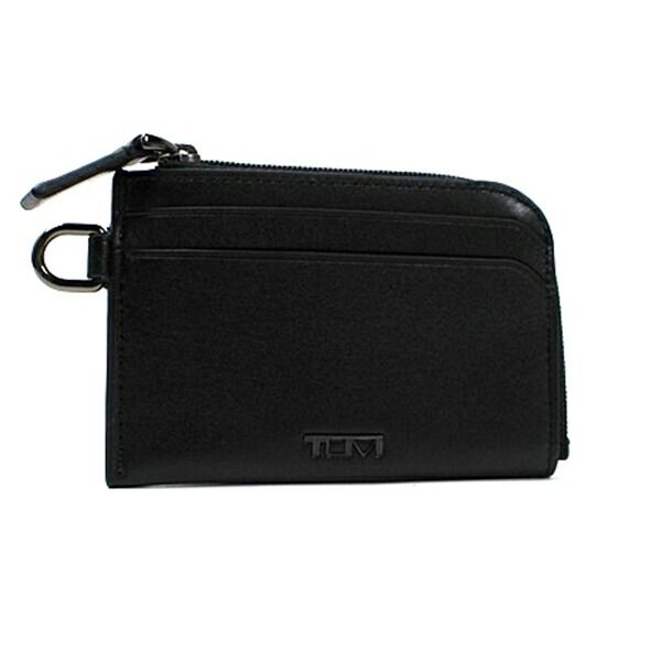 トゥミ ラウンドファスナー コインケース パスケース レザー ブラック