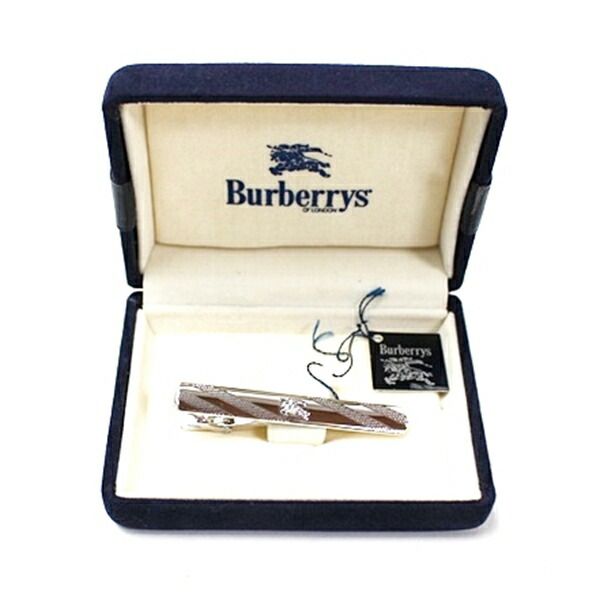 バーバリー ネクタイピン シルバー Sランク