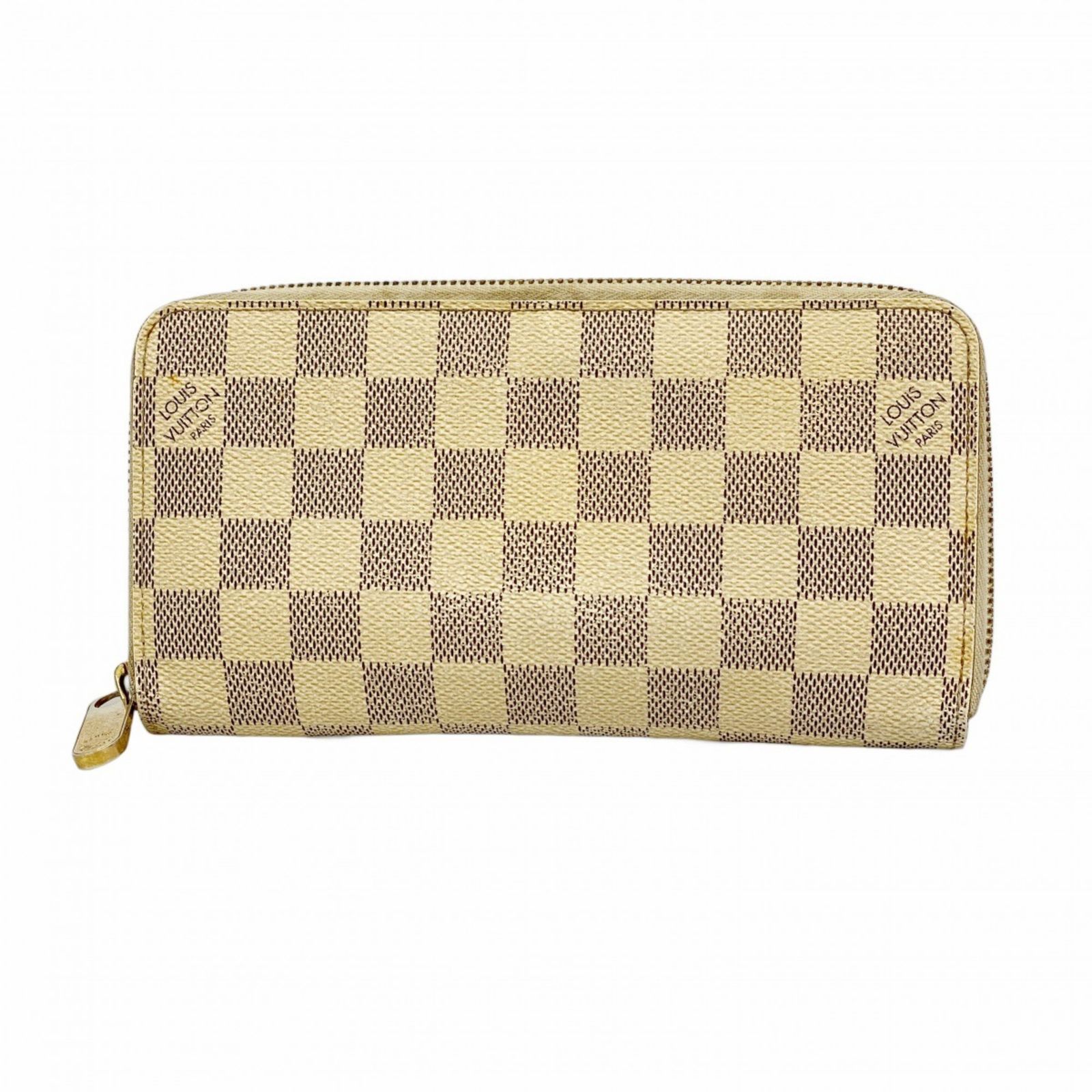 ルイ ヴィトン Louis Vuitton ルイ ヴィトン 長財布 ダミエ アズール ジッピーウォレット N60019 ホワイトメンズ レディース