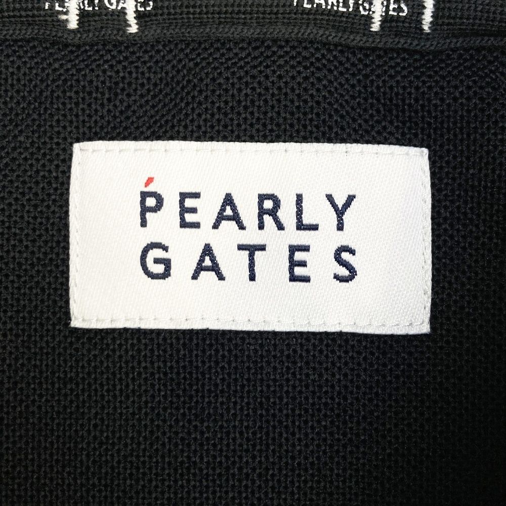 サイズ 4 PEARLY GATES パーリーゲイツ モデル ロゴ刺繍入り 半袖ポロシャツ ブラック系 240101533264 ゴルフウェア メンズ ストスト LLC-HASEGAWATOSO_COM