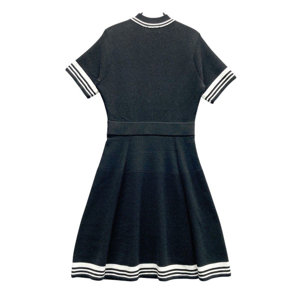 サイズ 1 CPG GOLF シーピージーゴルフ モデル 半袖 ニットワンピース ブラック系 240101537689 ゴルフウェア レディース ストスト