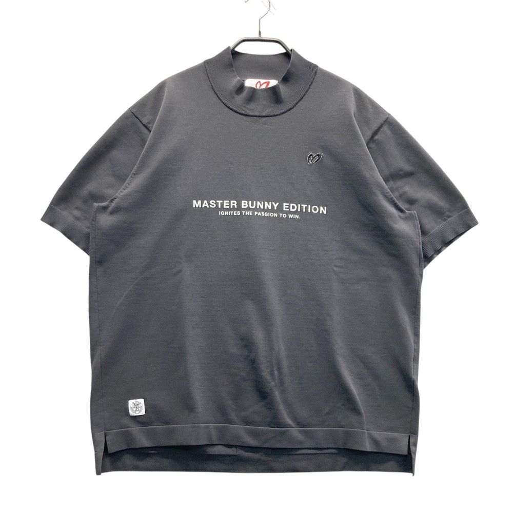 サイズ 4 MASTER BUNNY EDITION マスターバニーエディション 半袖ニットプルオーバー グレー系 240101538540 ゴルフウェア メンズ ストスト
