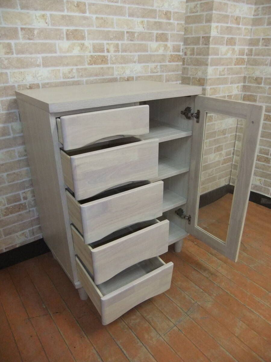 一部地域除く キャビネット リビング収納 電話 FAX台 品