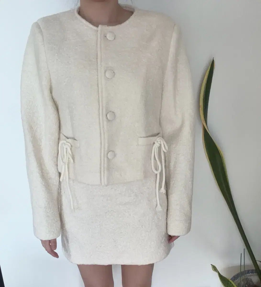 ブークレ ジャケット スカート セットアップ