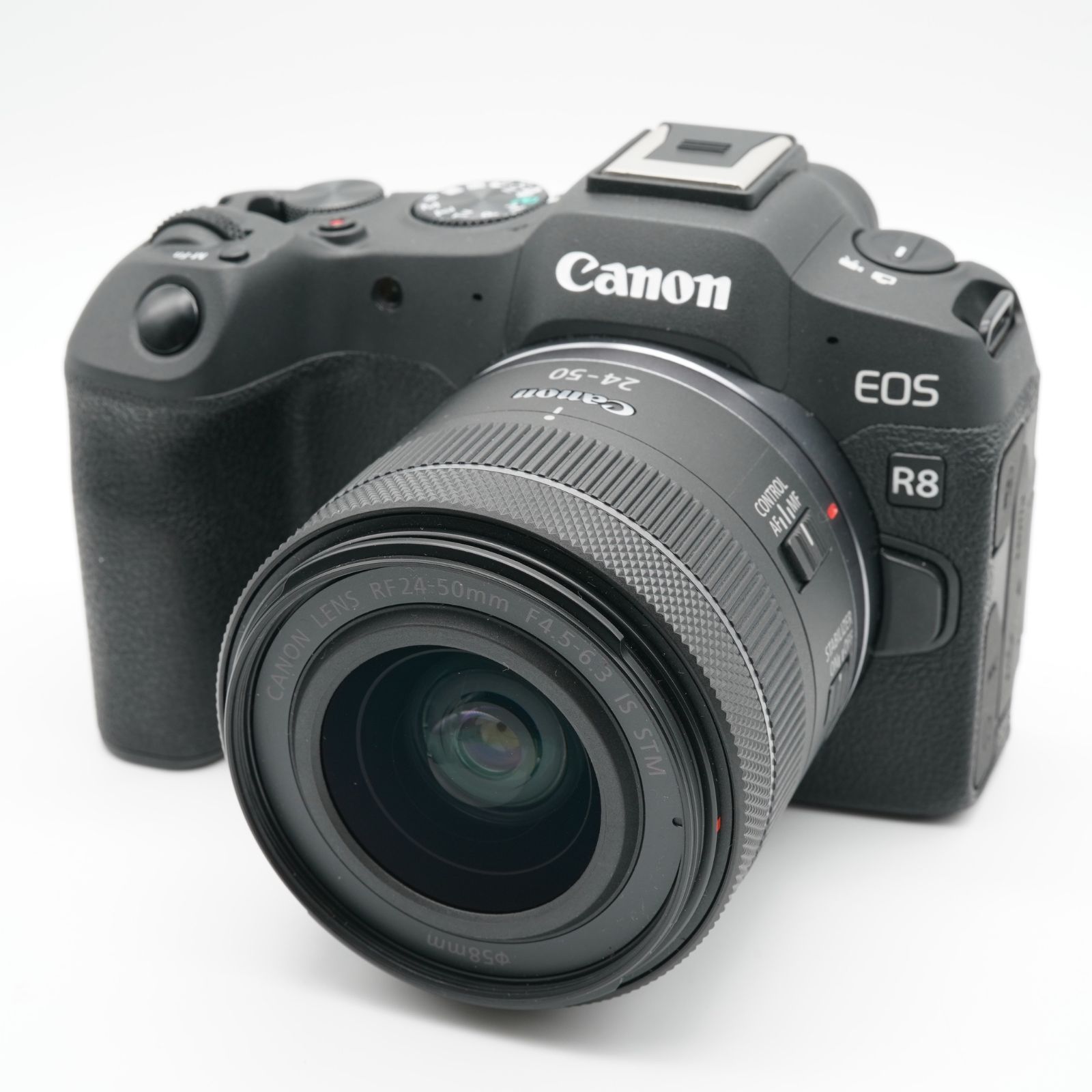 キヤノン CANON EOS R 8 RF 24 50 mm IS STM レンズキット シャッター回数1000回以下 元箱 取説 ストラップ付