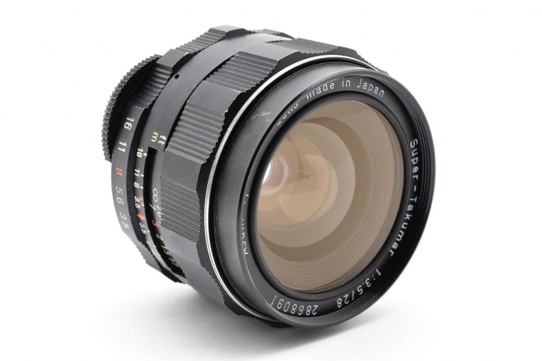 Super Takumar 28mm F3.5 純正フード付 C117 Super Takumar 28mm F3.5 純正フード付 C117 - メルカリ