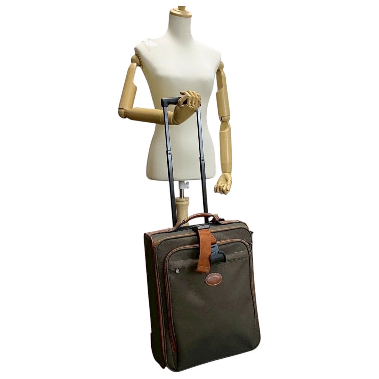 B3719】 Longchamp ロンシャン キャリーバッグ スーツケース ソフト