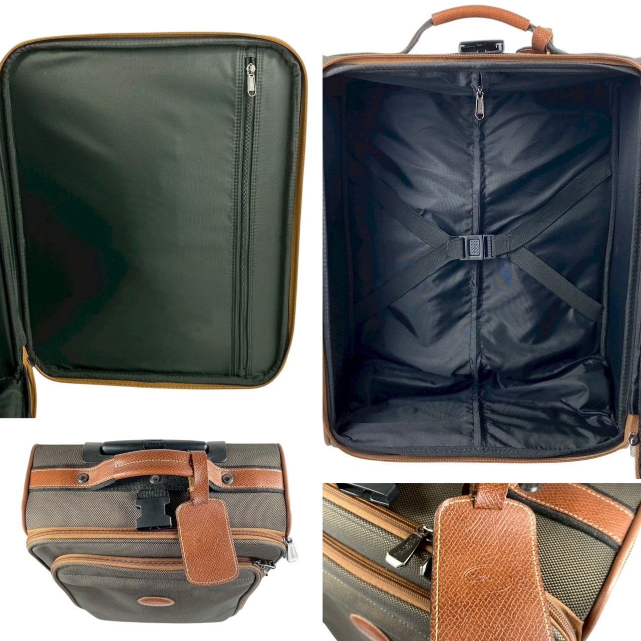 B3719】 Longchamp ロンシャン キャリーバッグ スーツケース ソフト