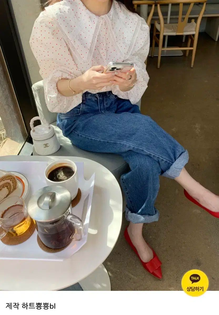 バイシーニー製作 ハートぴょんぴょん ブラウス