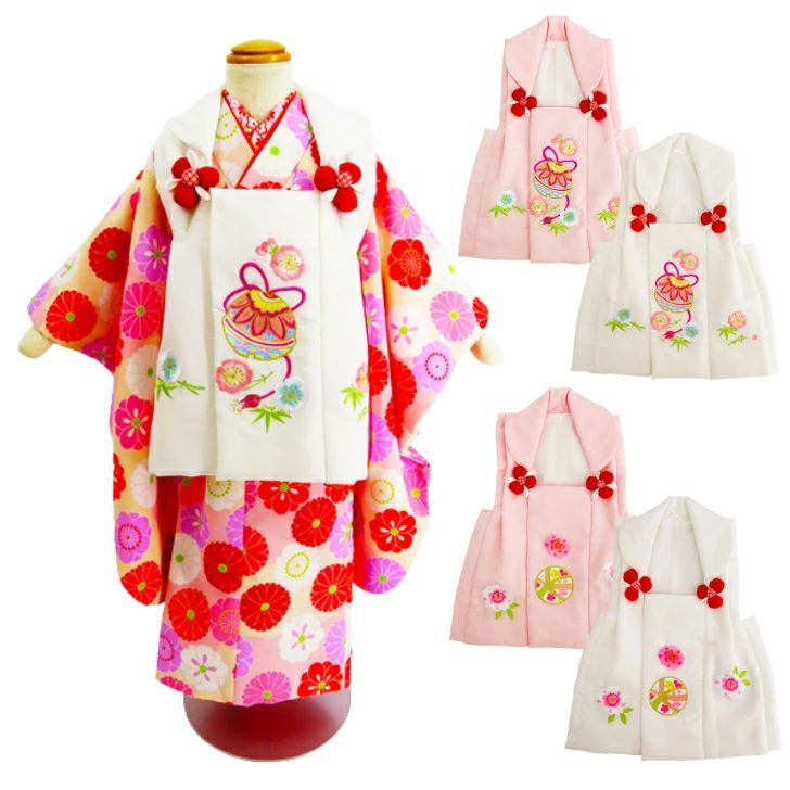 被布 花ひめ 被布コート 単品 ひふ 3歳用 三才用 三歳 女の子 ポリエステル被布 七五三衣裳 子供和装 七五三小物 七五三被布 お祭り お雛祭り 七五三 お正月