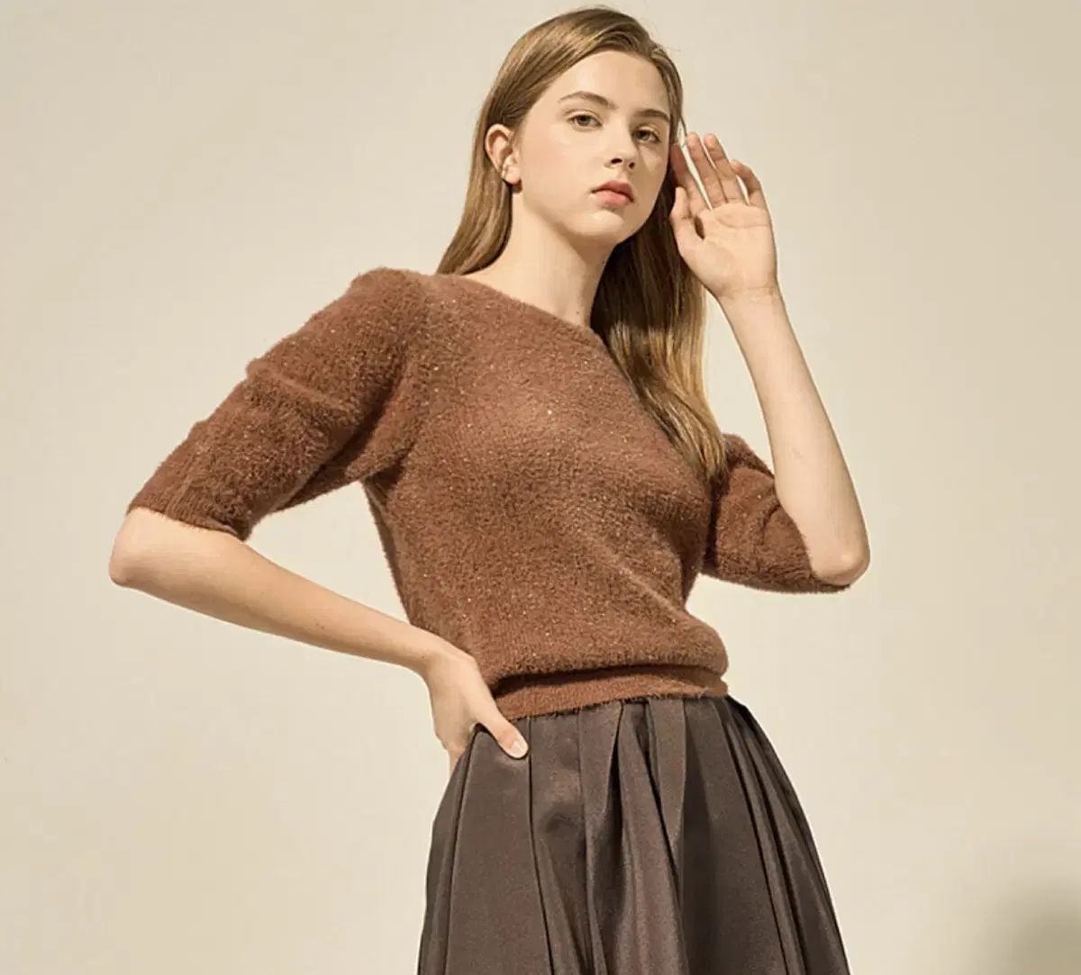 スパンコール ニット