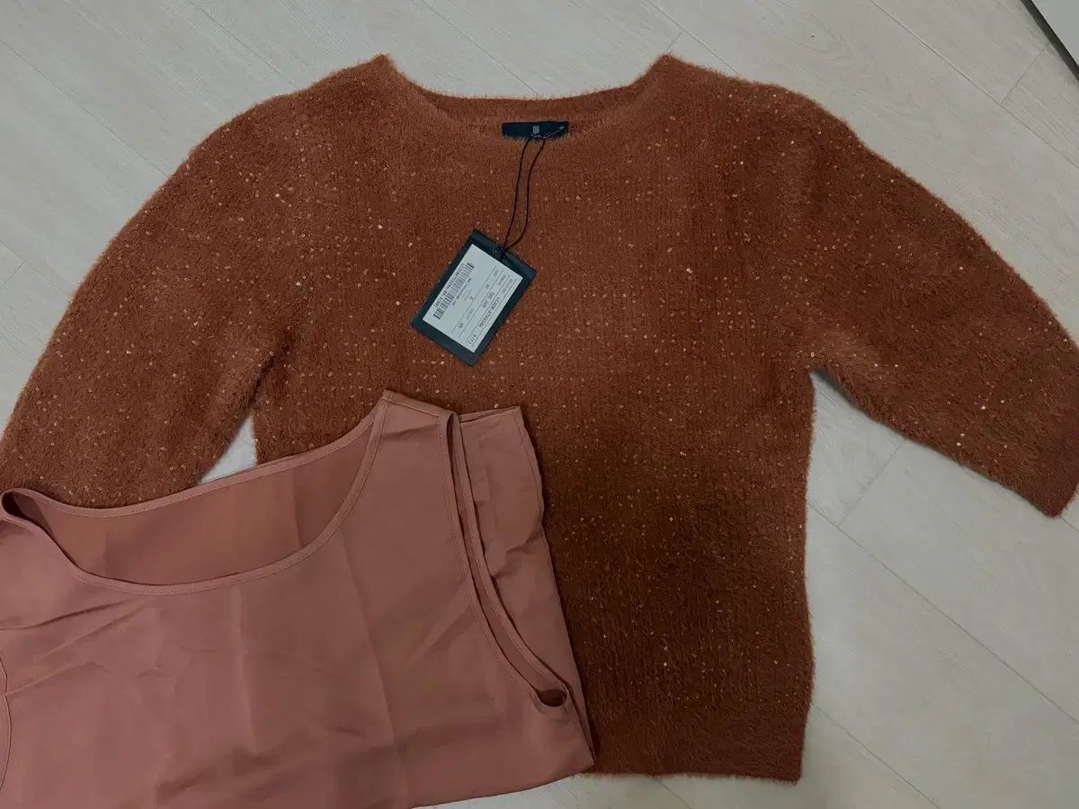  ハンサム ランバン スパンコール ニット 90 定価 565 000ウォン 長袖 ニット セーター