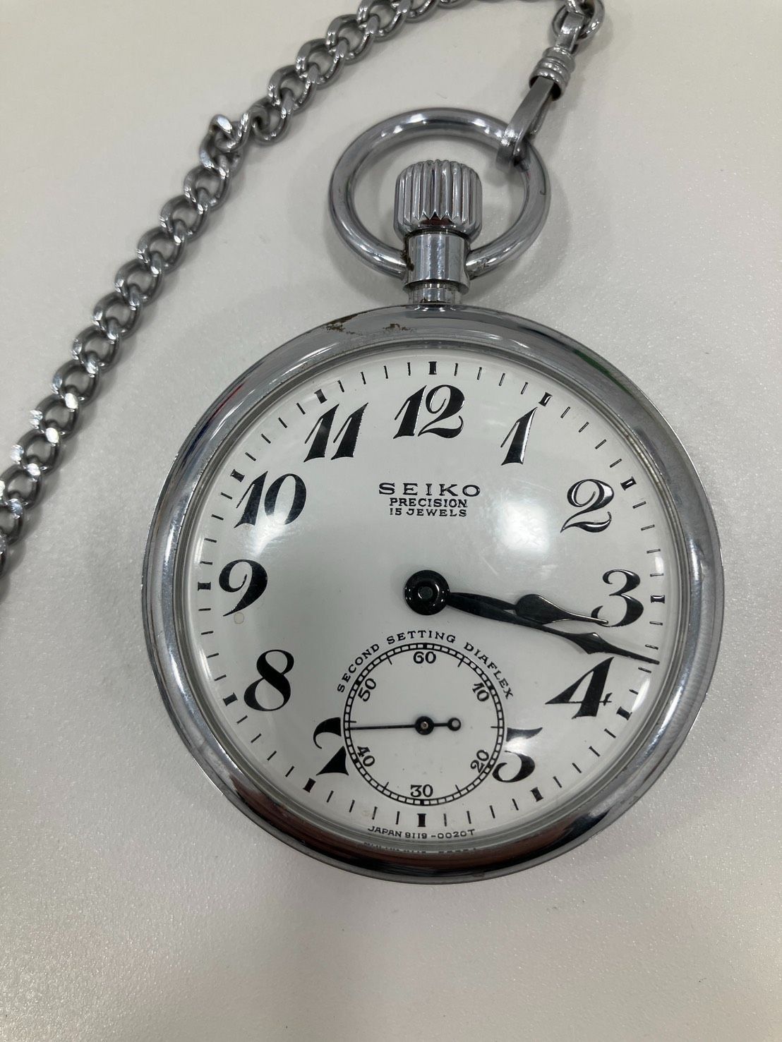 KD 002 SEIKOプレシジョン懐中時計 アンティーク