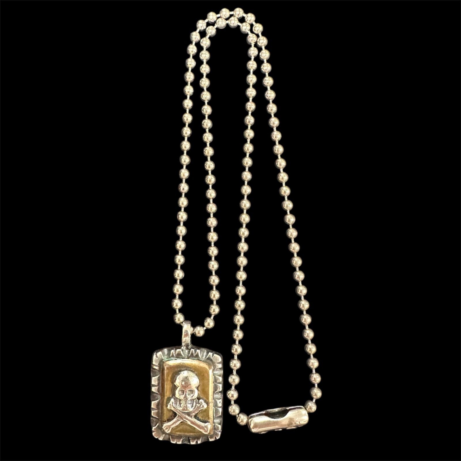 82】HTC メキシカンスカル ペンダント ネックレス MEXICAN PENDANT 