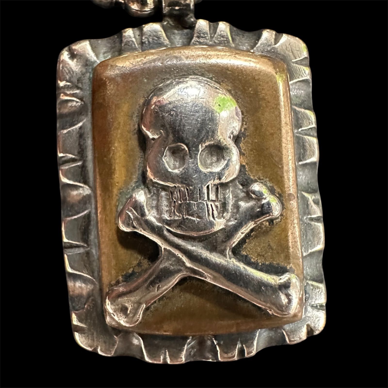 82】HTC メキシカンスカル ペンダント ネックレス MEXICAN PENDANT 