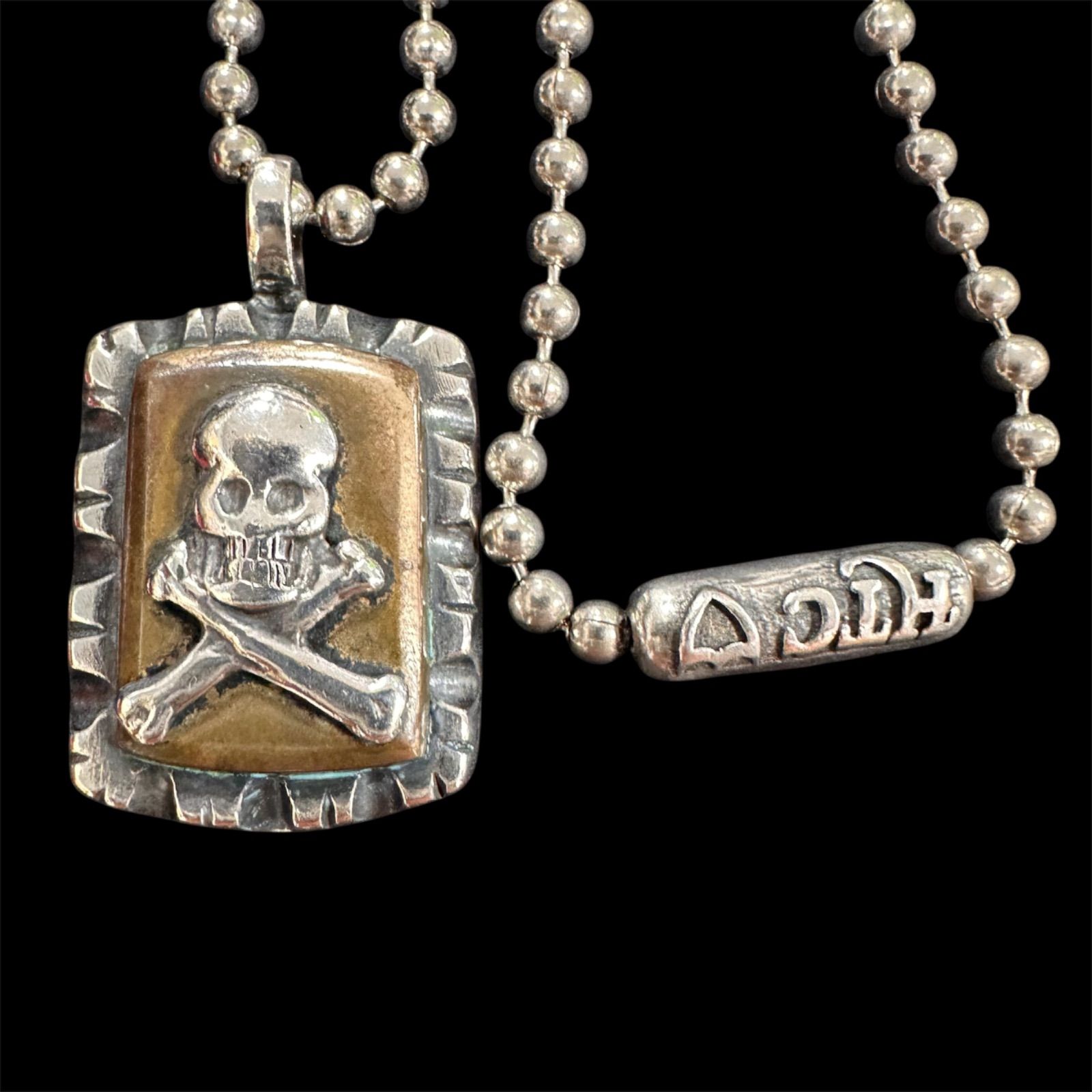 82】HTC メキシカンスカル ペンダント ネックレス MEXICAN PENDANT 