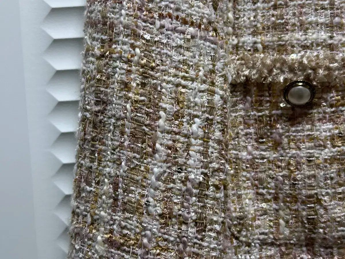 バイシーニ ツイードジャケット ベージュ