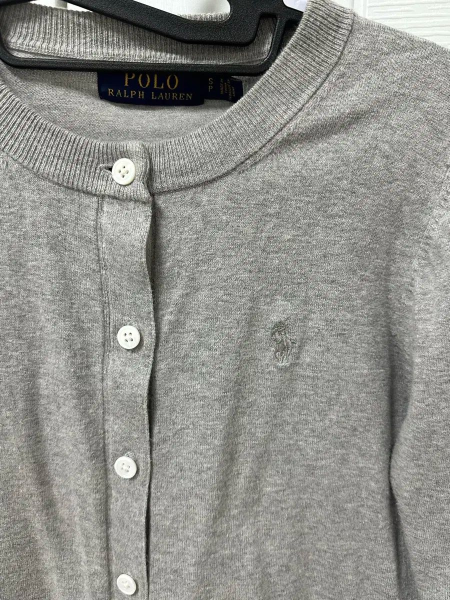 ポロ ラルフローレン グレー カーディガン