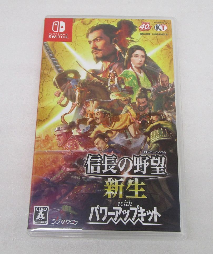 動作未確認 ニンテンドースイッチ 信長の野望・新生 with パワーアップ