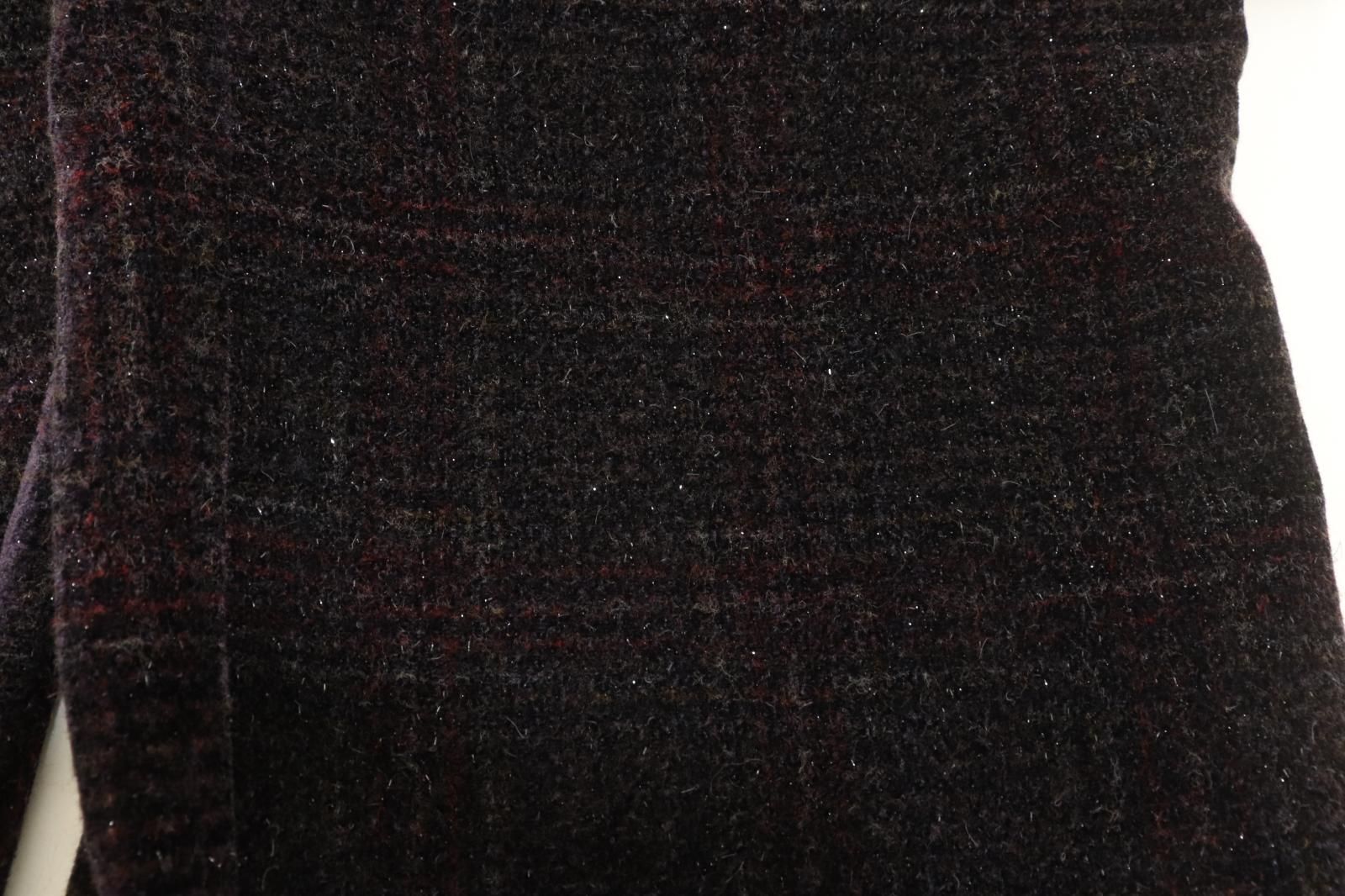  KAMIYA メンズパンツ M Velvet Check Pants 紫 パープル その他 パンツ