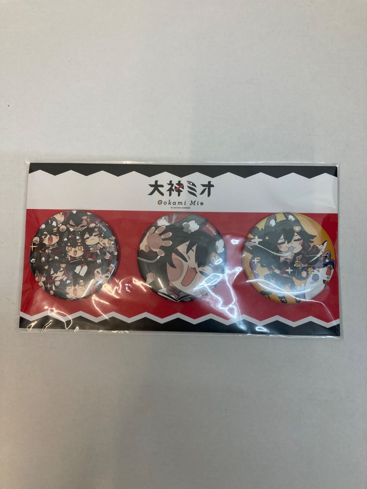 広店】大神ミオ 誕生日記念 2022 缶バッジ 3種セット ホロライブ【718