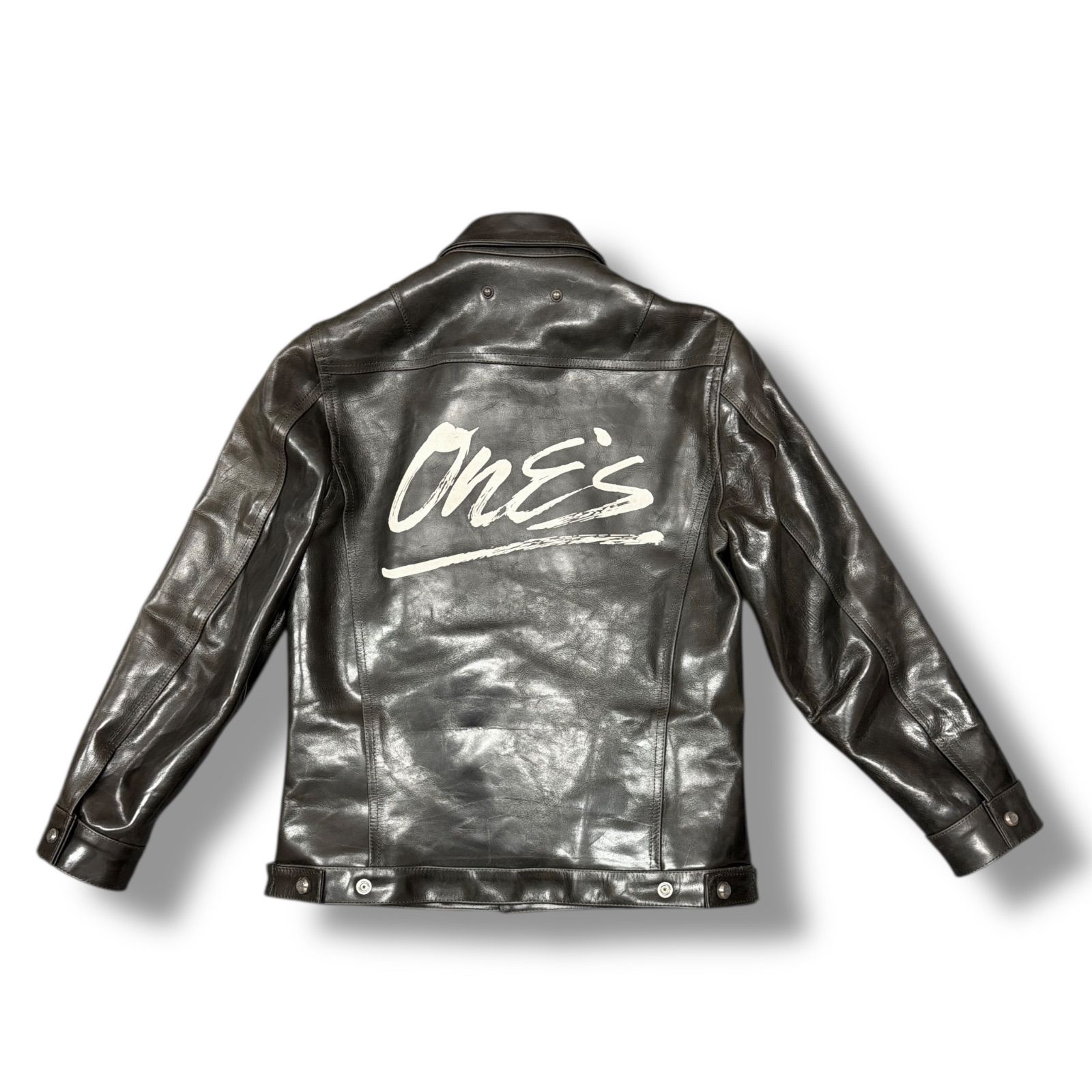 ISAMU KATAYAMA ジャパンカーフ ジップデザインライダースジャケット ISAMU KATAYAMA ジャパンカーフ ジップデザインライダースジャケット