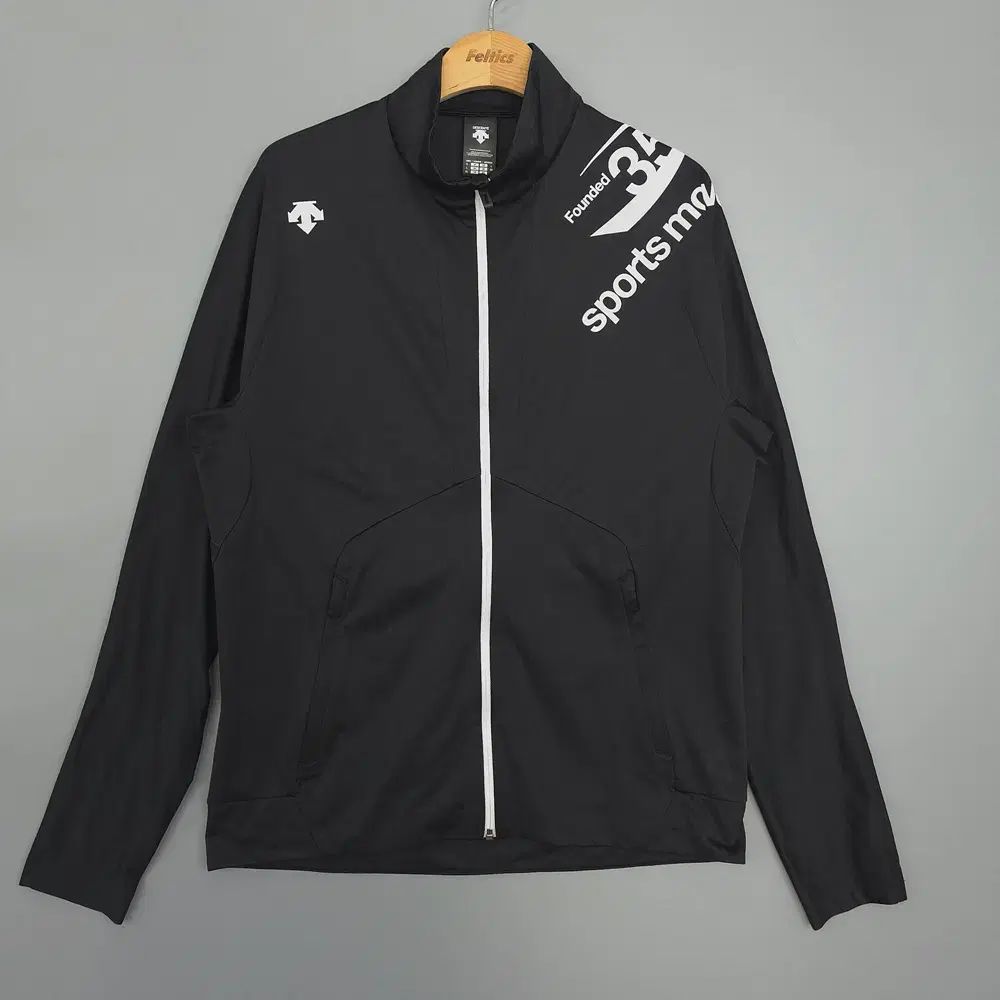 デサント DESCENTE スポーツロゴ ポリ ジップアップ ジャケット 105 