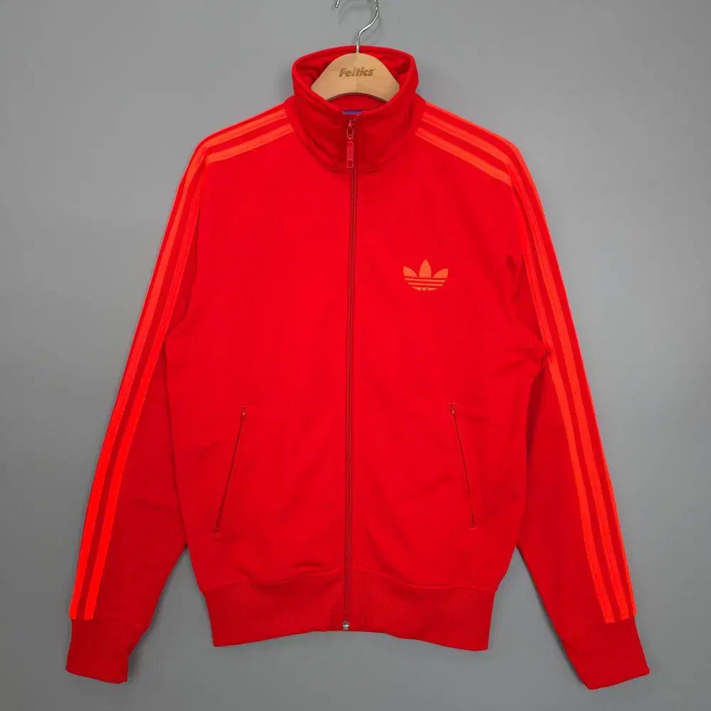 アディダス adidas レッド オレンジ ファイヤーバード トラックジャージ ジャージ 90