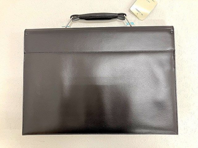 ダンヒル dunhill 牛革レザー ビジネスバッグ ブリーフケース 黒 フランス製 ブラック 書類かばん 鞄