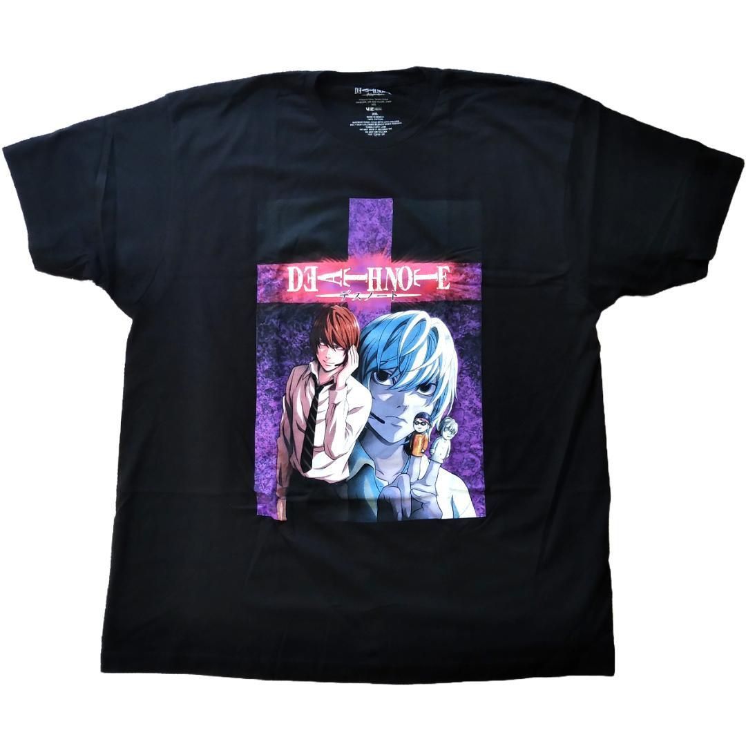 2557 Tシャツ デスノート【レア?♡】 デスノート Tシャツ 2XLサイズ 黒 ニア 夜神月 アニメT 未使用新品