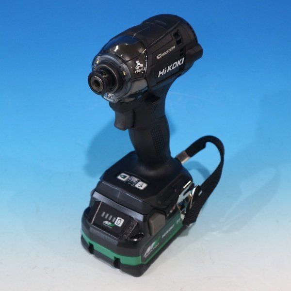 HiKOKI コードレスインパクトドライバ WH18DC XCBZ 18V マルチボルト ストロングブラック バッテリー×1