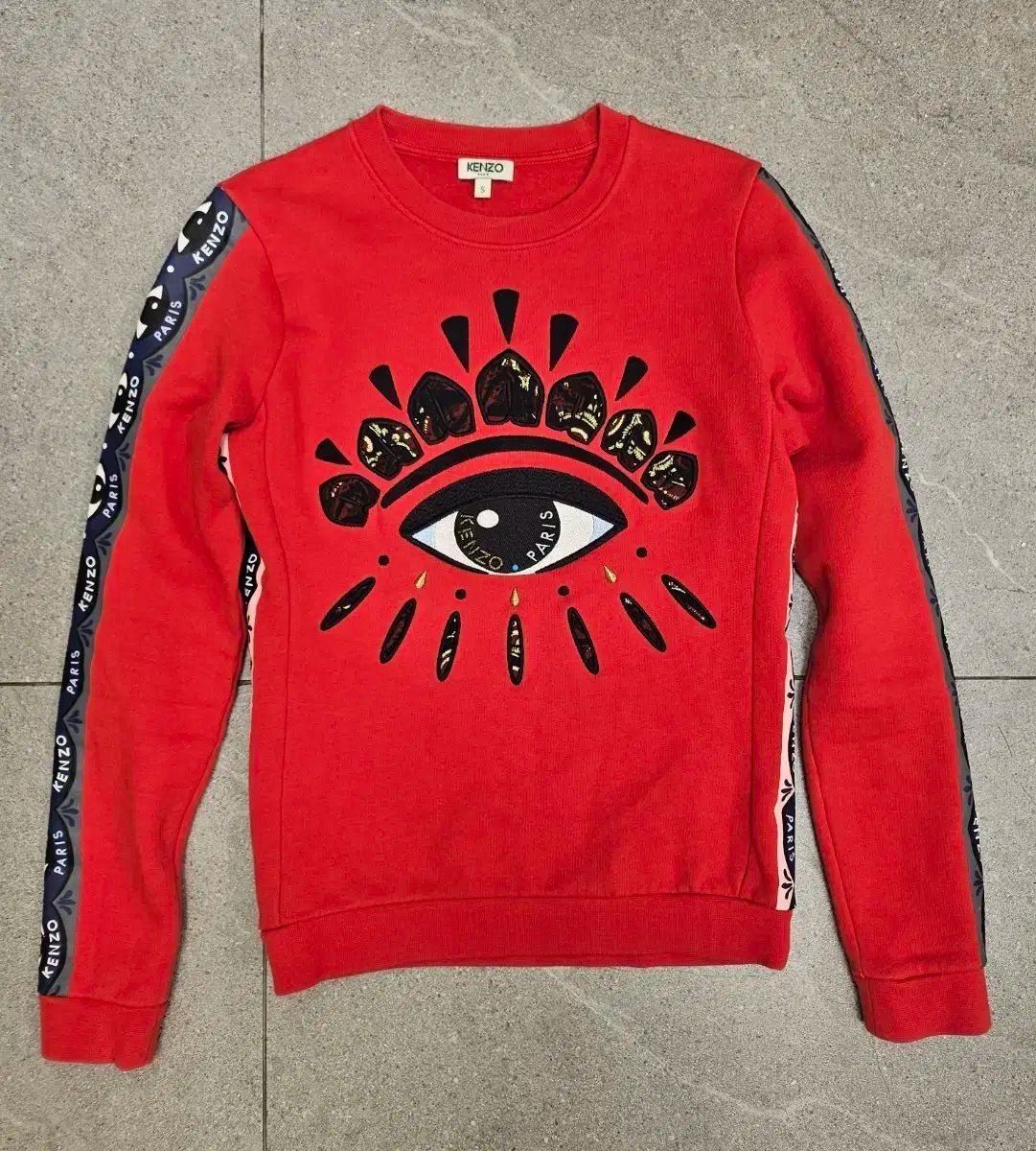 KENZO 겐조 アイ 刺繍 スウェット レーディスTシャツ S