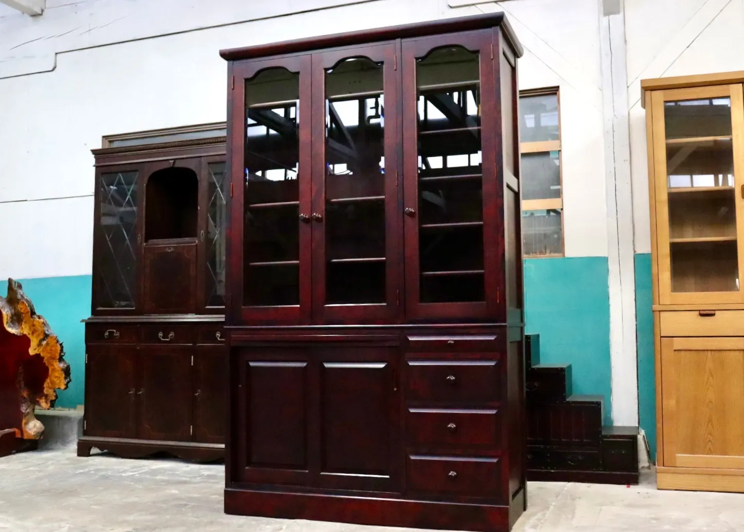 GMGH441○山室家具 旭川家具 エスポアール ドレッサー 鏡台 化粧台 三面 GMGH441○山室家具 旭川家具 エスポアール ドレッサー 鏡台 化粧