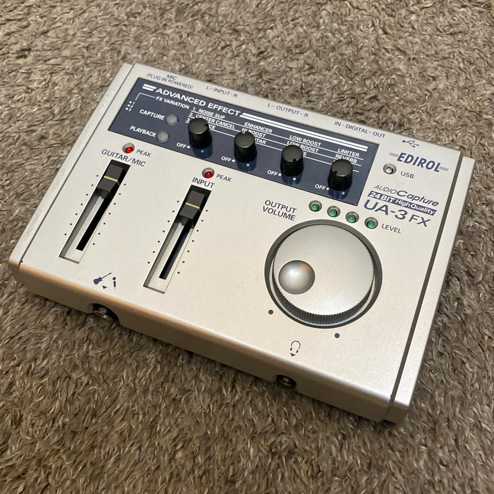 EDIROL エディロール 24bit UA-3FX USBオーディオキャプチャー