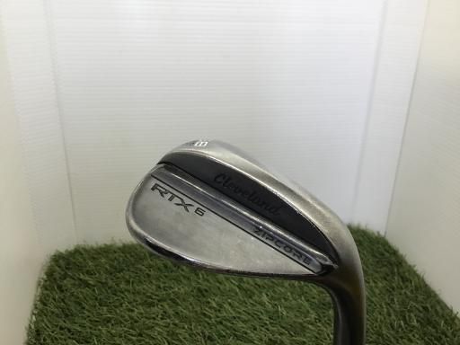 豊富な，格安 【中古】 クリーブランド Cleveland RTX-6 ZIPCORE ブラックサテン 58°/10° MID ウェッジ WG リシャフト (フレックスその他) メンズ 男性用 右利き 右用 Cランク ゴルフクラブ ウェッジ