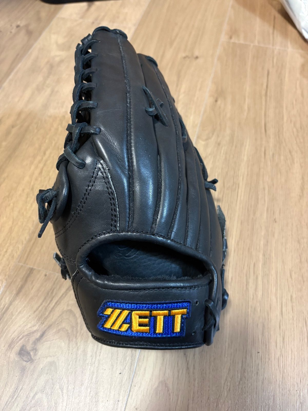 ZETT PROMODEL GRAN STATUS ゼット グローブ 左利き用 外野手用 黒 サウスポー 軟式用 旧ラベル