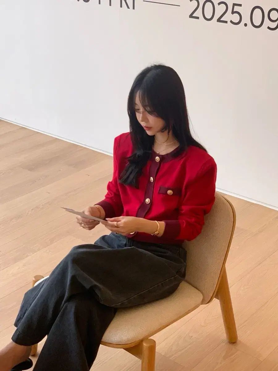 バイシーニ レッドココ九井 一 カーディガン