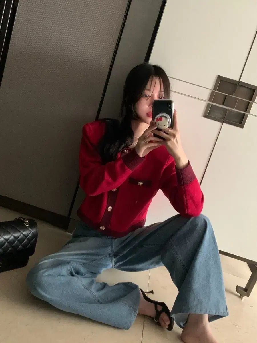 バイシーニ レッドココ九井 一 カーディガン