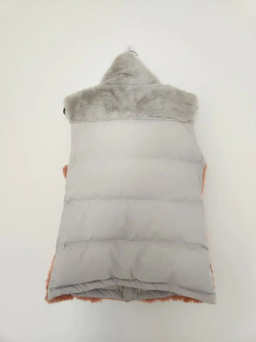 THE NORTH FACE ザノースフェイス 白ラベル ファー ダウン ベスト S-85