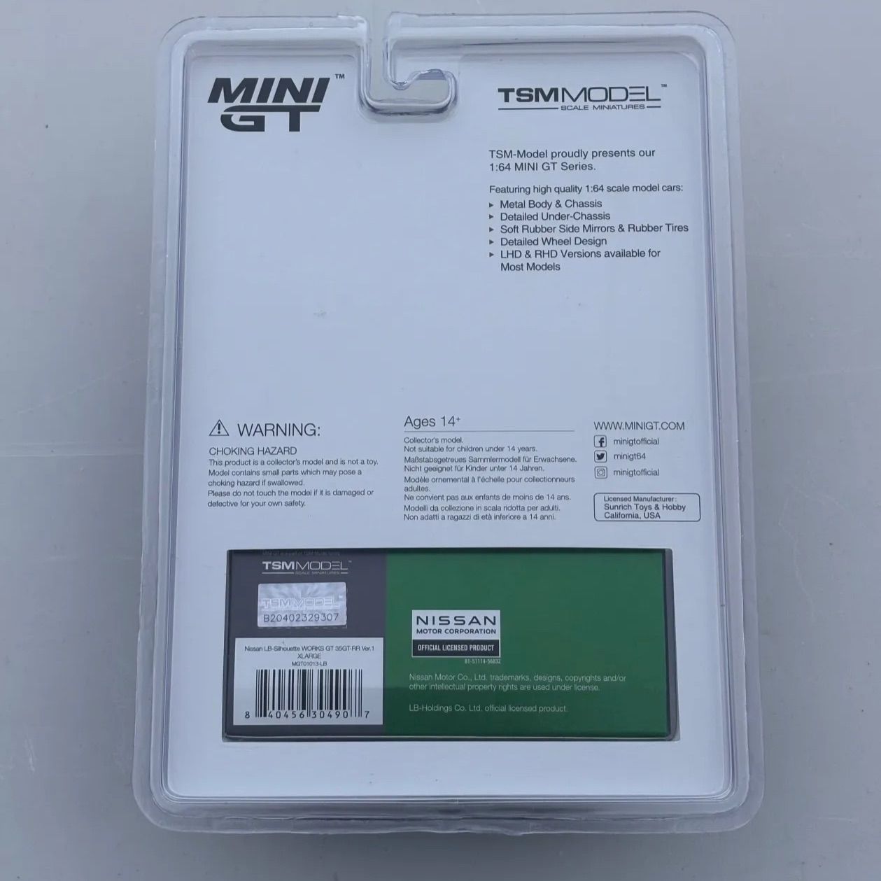 miniGT 1013 NISSAN LB-Silhouette works GT 35 GT-RR Ver.1 XLARGE その他 ミニカー おもちゃ