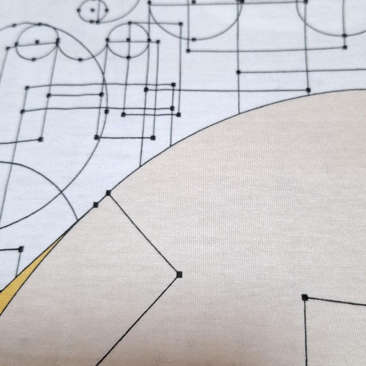  HERMES エルメス 半袖Tシャツ サイズ34 S レディース - 白×黒×マルチ 半袖(Tシャツ) Tシャツ カットソー